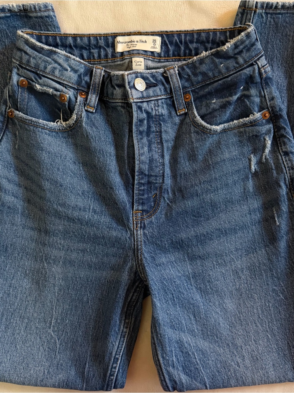 Abercrombie & Fitch The Skinny High Rise Jeans